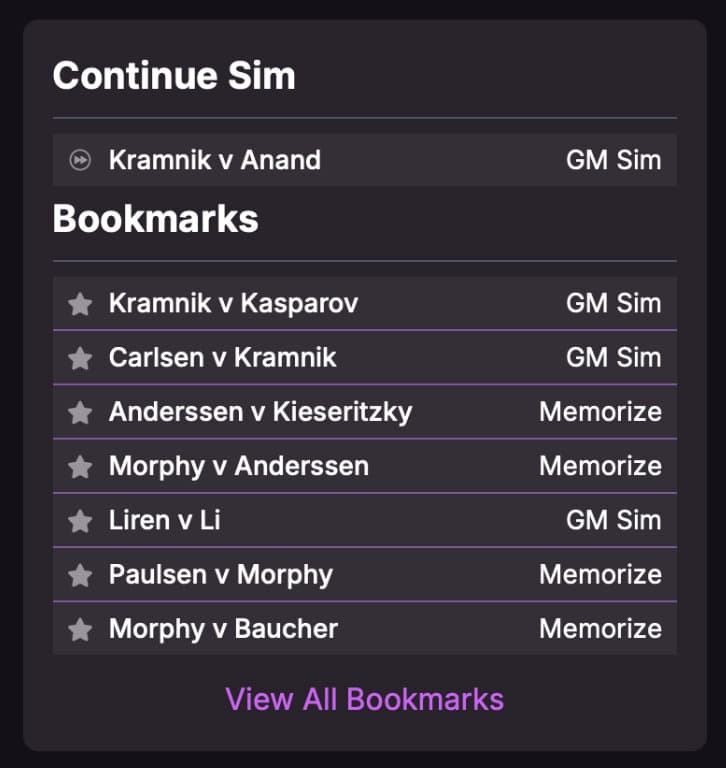 Demo Bookmarks